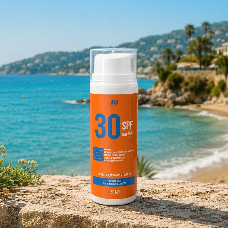 Крем SPF 30 для тела с растительными экстрактами