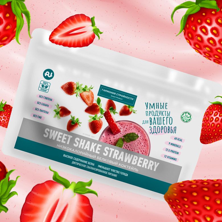 Коктейль Sweet Shake Клубника