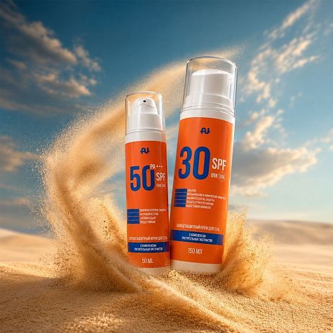 Набор кремов SPF 50 для лица и SPF 30 для тела